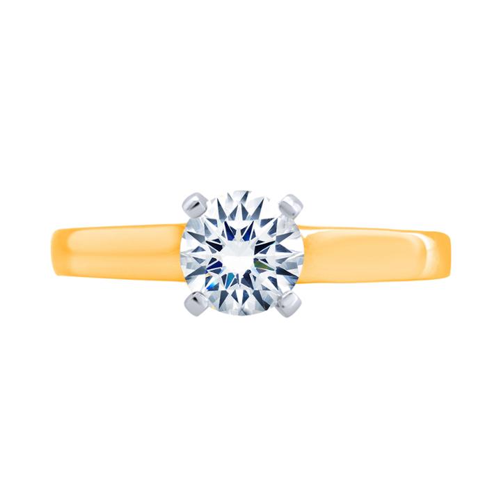 Opulent Diamond 1 Ct. T.w. Certified Diamond 14k Yellow Gold Solitaire Ring