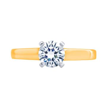Opulent Diamond 1 Ct. T.w. Certified Diamond 14k Yellow Gold Solitaire Ring