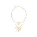 Liz Claiborne Gold-tone Double-row Stick Necklace