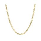 Made In Italy 14k Yellow Gold 20 Hollow Rolo Chain Necklace