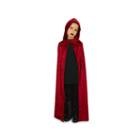 Wine Velvet Child Cape One Size Fits Most
