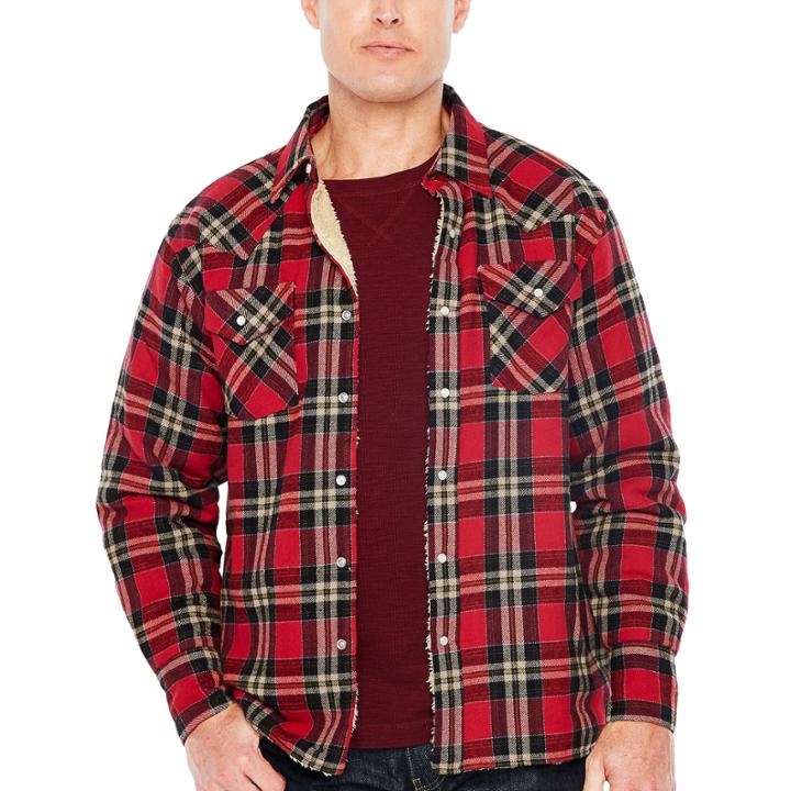 Ely Cattleman Long Sleeve Brawny Plaid Snap-front Shirt