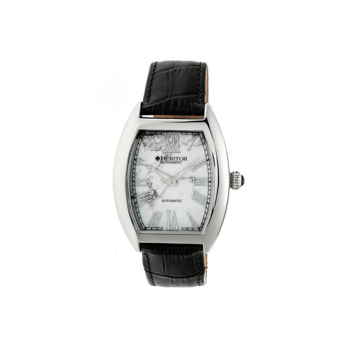 Heritor Baron Mens Black Strap Watch-herhr6001