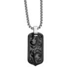 Edward Mirell Black Ti&trade; Mens Pendant Necklace