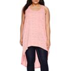 Boutique+ Burnout Hi-lo Tank Top - Plus