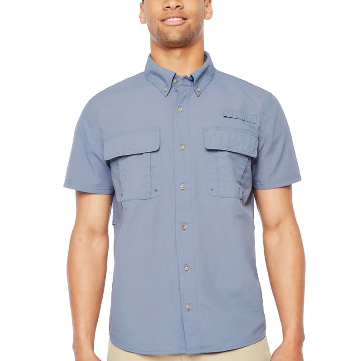 Smith Workwear Short Sleeve Button-front Shirt
