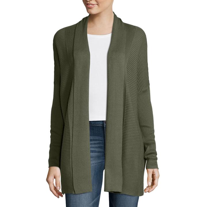 A.n.a Long-sleeve Open Stitch Cardigan