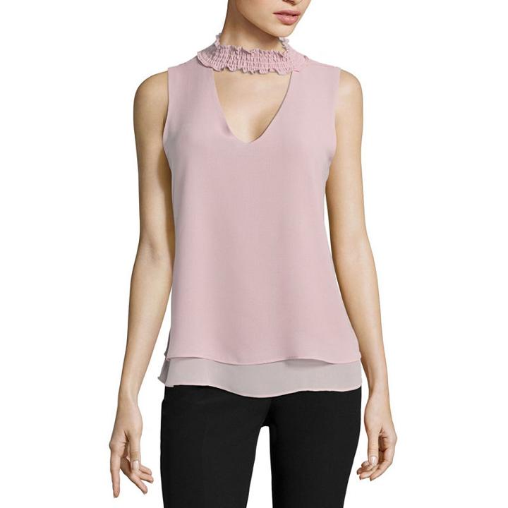 Hollywould Mock Neck Top-juniors