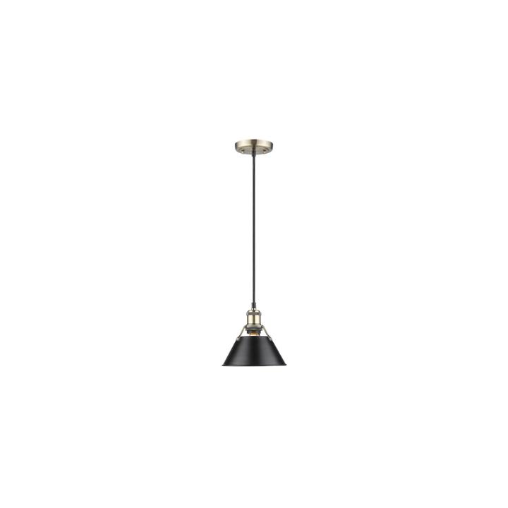 Orwell Mini Pendant 7 In Aged Brass