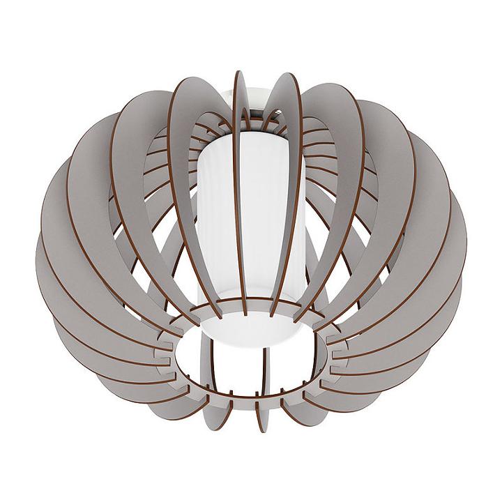 Eglo Stellato Colore 1-light 11 Inch Grey Semi Flush Mount Ceiling Light