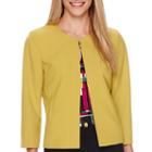 Chelsea Rose 3/4-sleeve Seamed Jacket