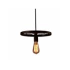 Warehouse Of Tiffany Akiko 1-light Antique Bronze12-inch Edison Chandelier With Bulb