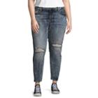 Arizona Skinny Fit Acid Wash Jeggings-juniors Plus
