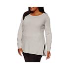 Worthington Long-sleeve Stitched-hem Pullover Sweater - Plus