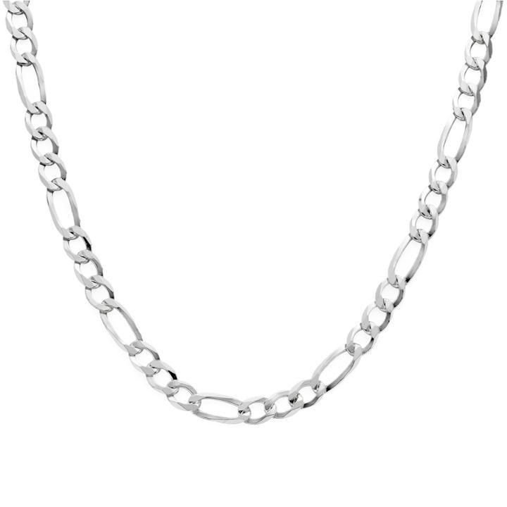 Made In Italy Sterling Silver 24 Figaro Chain