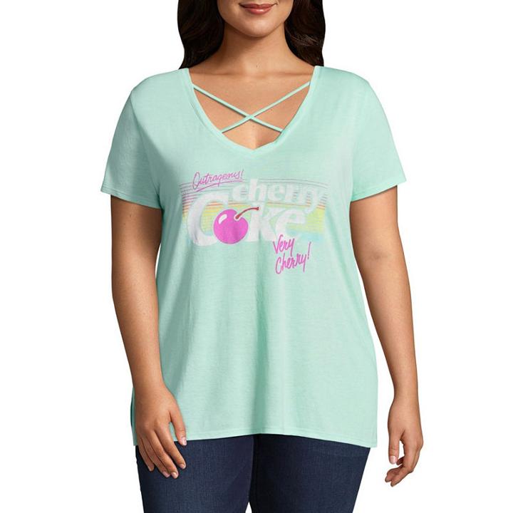 Cherry Coke Tee - Juniors Plus