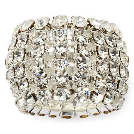 Vieste Crystal Stretch Ring