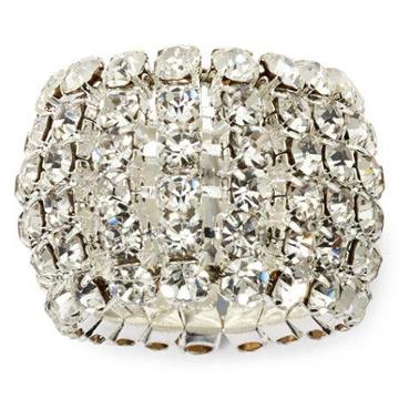 Vieste Crystal Stretch Ring