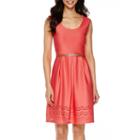 Tiana B. Sleeveless Fit-and-flare Dress