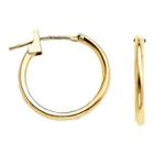 14k Gold 15mm Hoop Earrings