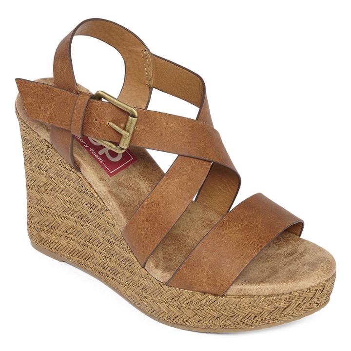 Pop Soar Strap Wedge Sandals