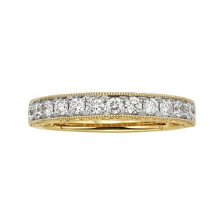 1/2 Ct. T.w. Certified Diamond 14k Yellow Gold Wedding Band
