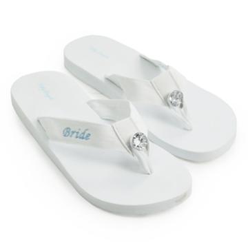 Cathy's Concepts Bride Flip Flops