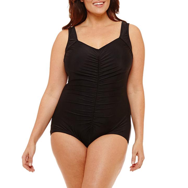 Azul By Maxine Of Hollywood One Piece Swimsuit Plus
