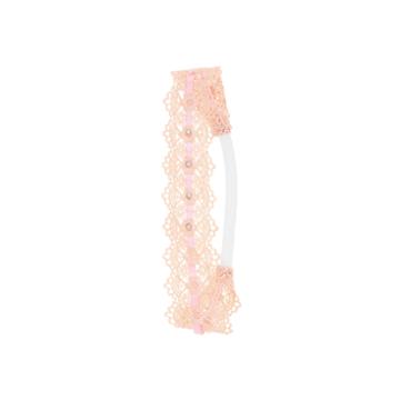 Capelli Of New York Embellished Crochet Elastic Headwrap