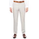 J.ferrar Bone Shimmer Flat Front Pants-slim Fit