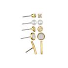 Mixit&trade; 5-pr. Gold-tone Stud Earrings