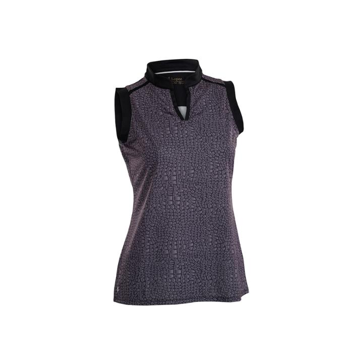 Nancy Lopez Golf Sing Sleeveless Polo