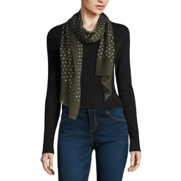 V. Fraas Oblong Dots Scarf