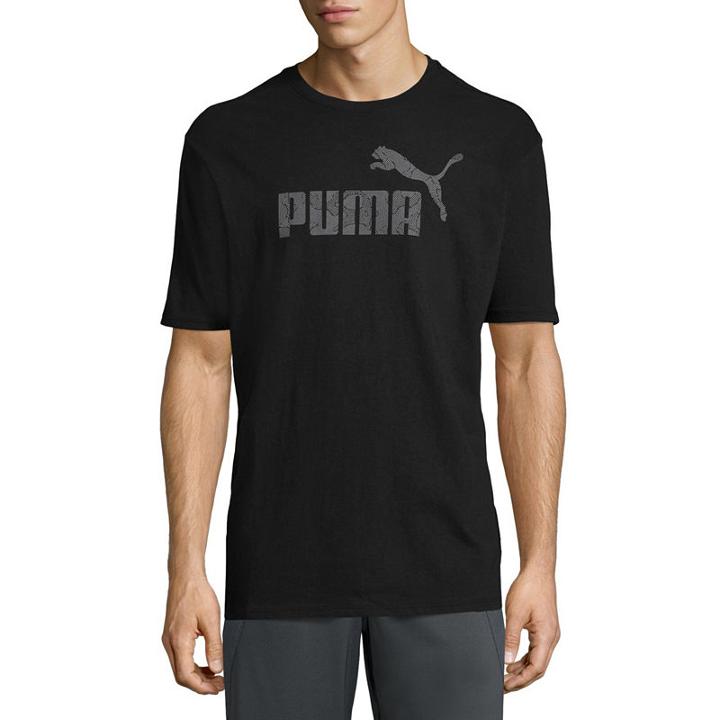 Puma Camo Logo Graphic Tee