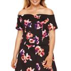 Decree Off-the-shoulder Sweetheart Top - Juniors Plus