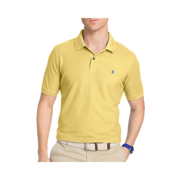 Izod Short Sleeve Solid Knit Polo Shirt