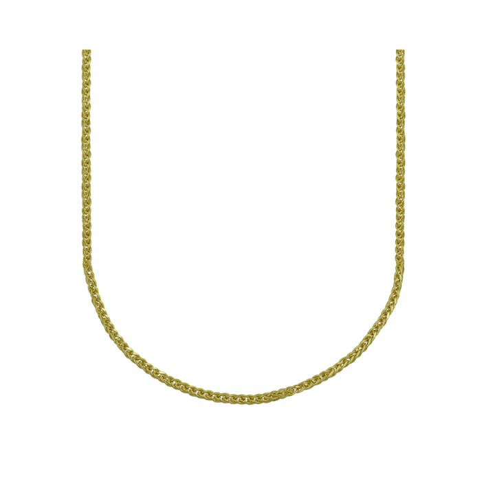 14k Yellow Gold 22 Wheat Chain