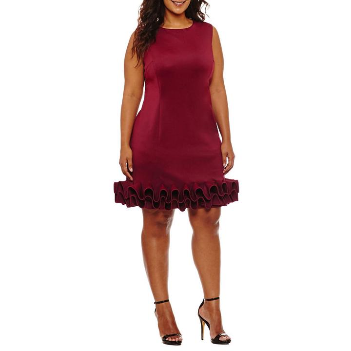 Dr Collection Sleeveless Sheath Dress - Plus