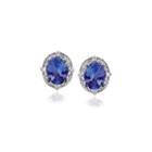 Grand Sample Sale By Le Vian Blueberry Tanzanite & 1/4 Ct. T.w. Vanilla Diamonds 14k Vanilla Gold Earrings