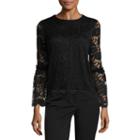 Worthington Bell Sleeve Lace Top