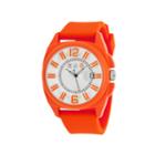Crayo Sunset Orange Silicone-band Watch With Date Cracr3307