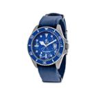 Christian Van Sant Mens Blue Strap Watch-cv5203b