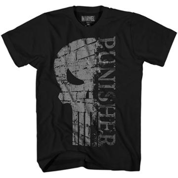 Punisher Skull Wall Graphic Tee