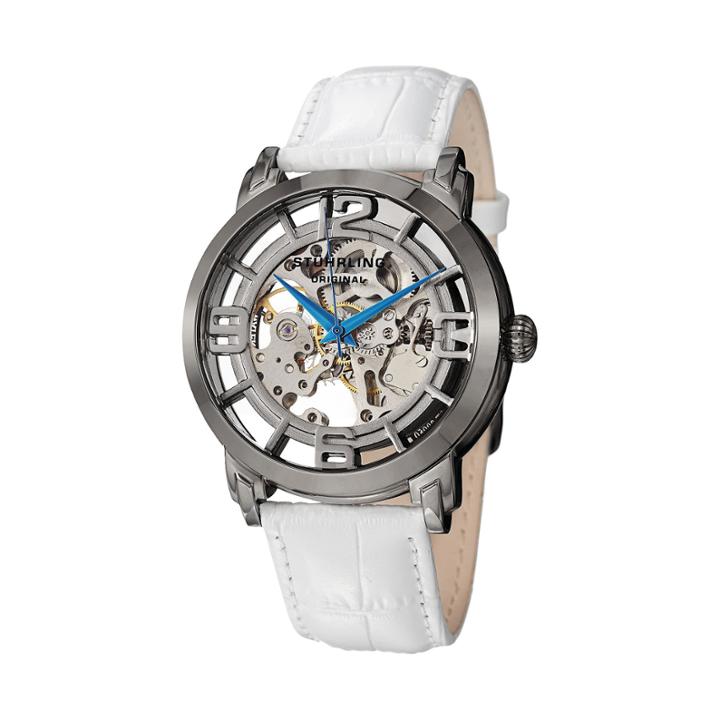 Stuhrling Womens White Strap Watch-sp12898