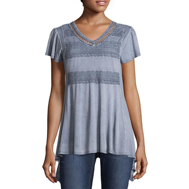 Artesia Short Sleeve Scoop Neck T-shirt-womens