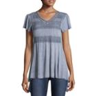 Artesia Short Sleeve Scoop Neck T-shirt-womens