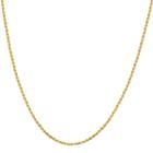 Infinite Gold&trade; 14k Yellow Gold 20 Glitter Hollow Rope Chain