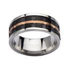 Mens Tri-tone Stainless Steel Band