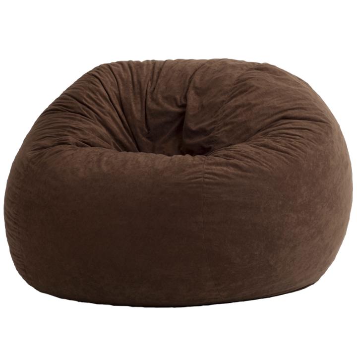 4' Large Suede Fuf Beanbag Chair