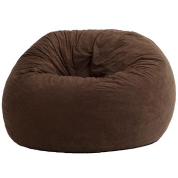 4' Large Suede Fuf Beanbag Chair